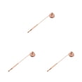 thumbnail image 1 of Extintor de velas Moyic de acero inoxidable para fiestas hogar pabilo mecha decorativa reutilizable Oro rosa, 1 of 6
