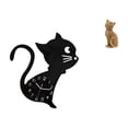 thumbnail image 1 of Reloj de pared,Reloj de pared con diseño de gato para guardería,sala de juegos y interior,Figura de escritorio,Estatua de gato,linda estantería,escritorio,decoración del hogar,Figura, 1 of 8