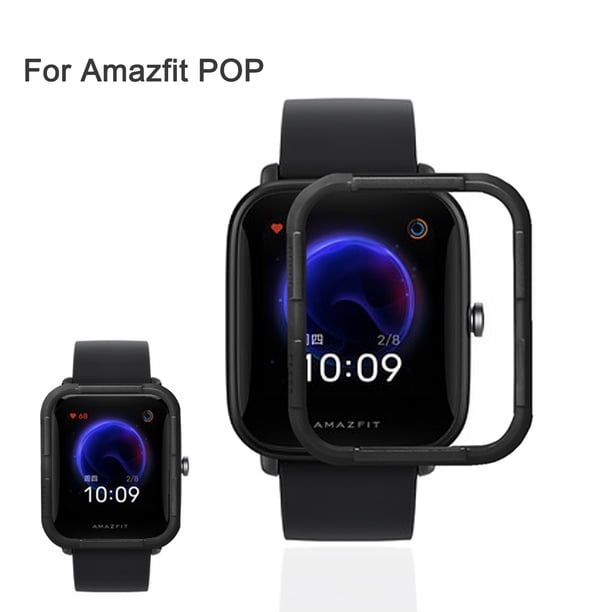 Gwong Electrónica Funda protectora de la pantalla de la pantalla del reloj Smart Watch PC de Halfeeled Edge para Huami Amazfit-Pop