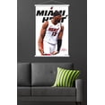 thumbnail image 5 of NBA Miami Heat - Bam Adebayo Feature Series 25 Wall Poster with Magnetic Frame, 22.375" x 34", 5 of 5