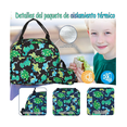 thumbnail image 4 of Mochila Niños 3piezas Con Lonchera Y Lapicera estampado Malubero Verde, Azul, 4 of 4