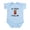 Sky Blue, variant on CafePress - My Daddy Loves Me Teddy Bear Body Suit - Baby Light Bodysuit, Size Newborn - 24 Months