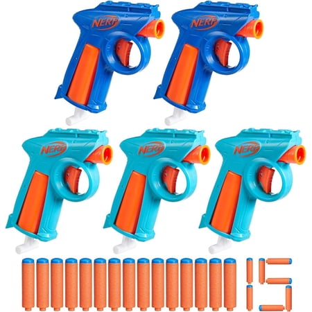NERF N Series Flex Plart Pack with 5 Blasters & 15 Darts for 8 Years