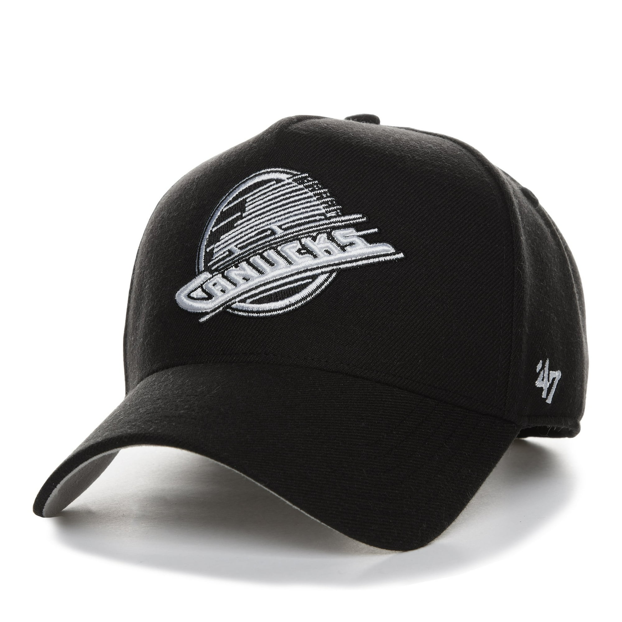 Black canucks hat on sale
