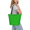 thumbnail image 3 of Ratiio Green Print Shoulder Bag for Women, Polyester Crossbody Purse Lightweight Handbag for Daily Travel and Casual Use, 3 of 6