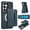 Blue, variant on Compatible with Magsafe 2 in 1 Detachable for Samsung Galaxy Note 20 Ultra Wallet Case Card Holder Women Men,Magnetic PU Leather RFID Blocking Back Flip Stand Zipper Slot Shockproof Cover, Blue