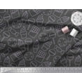 thumbnail image 3 of Soimoi Gray Cotton Voile Fabric Cookies & Cupcake Food Printed Craft Fabric by the Yard 56 Inch Wide, 3 of 3