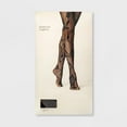 thumbnail image 2 of Women's Mixed Net Floral Tights - A Mew Day Black, 2 of 2