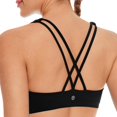 thumbnail image 1 of Sostén CRZ YOGA Deportivo de Soporte Bajo sin Aros con Relleno Negro XL, 1 of 6