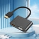 thumbnail image 3 of Convertidor Adaptador 3 en 1 compatible con HDMI a VGA compatible con HDMI con audio de 3,5 mm para PC HDTV, 3 of 7