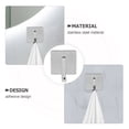 thumbnail image 3 of Hytrove 4Ud Adhesivos De Acero Inoxidable Para Toallas De Pared Sin Taladro Para Cocina, 3 of 8