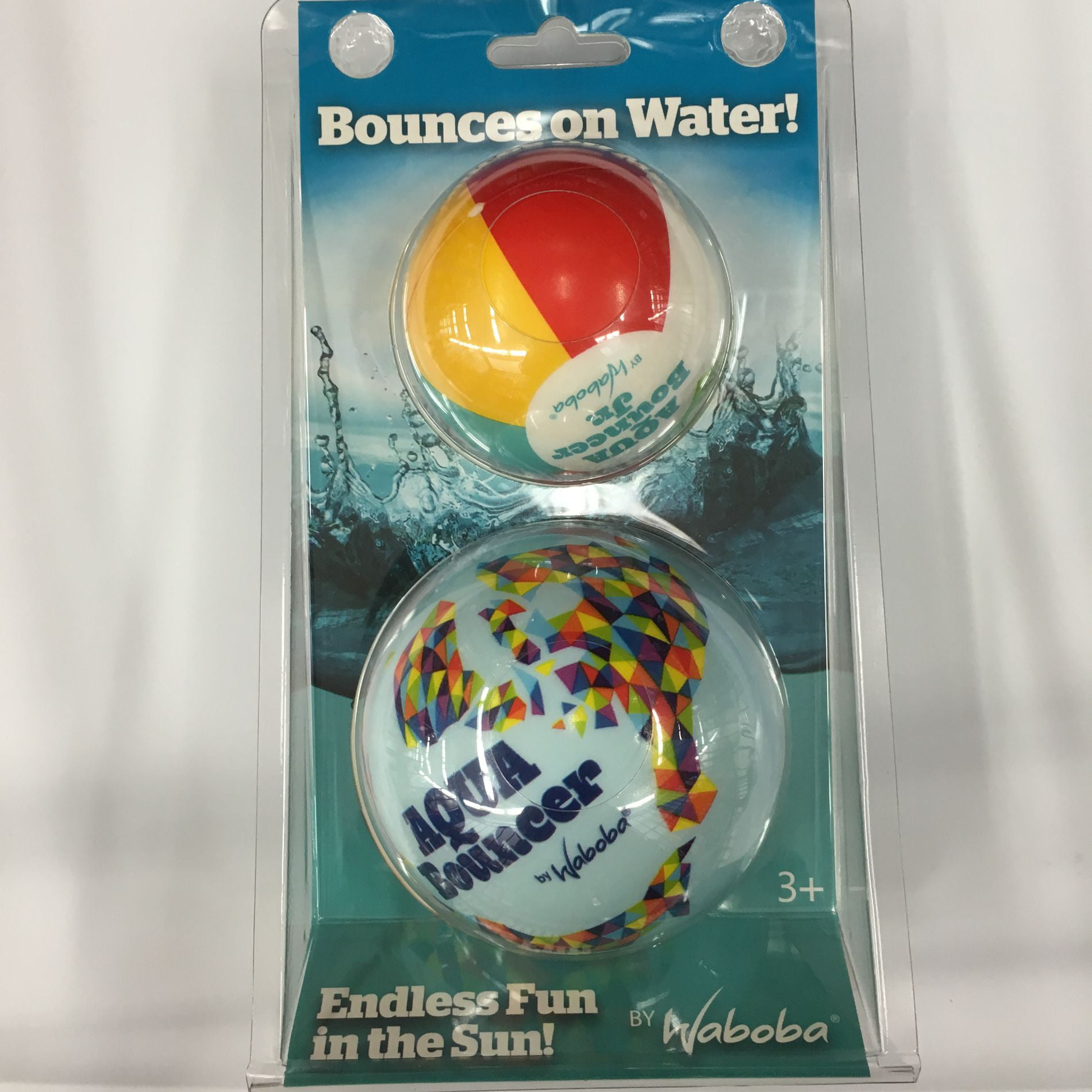 Bounces On Water! Waboba Aqua Bouncer Value Pack Yellow Skim Ball 