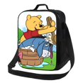 thumbnail image 1 of Winnie Bear P-ooh Lunch Bags Portable Insulated Lunch Box Tote Bag Cooler Office Picnic, 1 of 9