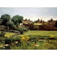 thumbnail image 1 of Village Scene - Hassam CANVAS OR PRINT WALL ART, 1 of 1