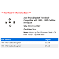 thumbnail image 2 of Auto Trans Dipstick Tube Seal - Compatible with 1991 - 1992 Cadillac Brougham, 2 of 2