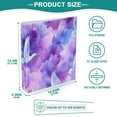thumbnail image 6 of ALAZA Bird on Marble Hardcover 3 Ring Binder 1.5" Round Rings Interior Pockets Binders Organizer 2 Pack, 6 of 9