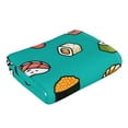 thumbnail image 3 of Kll Sushi Ultra Absorbent & Soft Hand Towels For Bath, Hand, Face, Gym And Spa-27.5x16in, 3 of 9