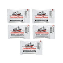 5 Pack Fisherman's Friend Menthol Cough Suppressant Natural 20 Lozenges Each