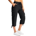thumbnail image 1 of Pantalones tipo capris tipo cargo, ligeros y de secado rápido, para mujer, 1 of 6