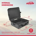 thumbnail image 6 of SKB Hard Protective Storage Case with Foam and Wheels, iSeries, Dark Gray, 6 of 11