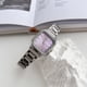 thumbnail image 5 of Reloj cuadrado sencillo para mujer, tendencia de moda para estudiantes, reloj de pulsera de acero ligero de lujo con temperamento, 5 of 5