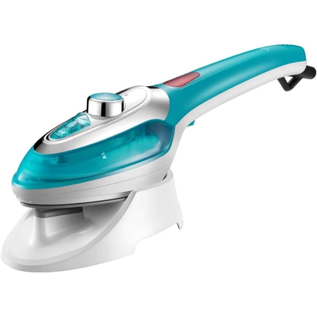 Handheld Spray Bucket Iron Steam Hand Holding Steam Small Electric Clothes Household Hanging Iron Portable Machine(Color Blue)