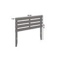 thumbnail image 4 of AFI Oxford Solid Wood Full Size Modern Headboard with USB Charger in Gray, 4 of 6