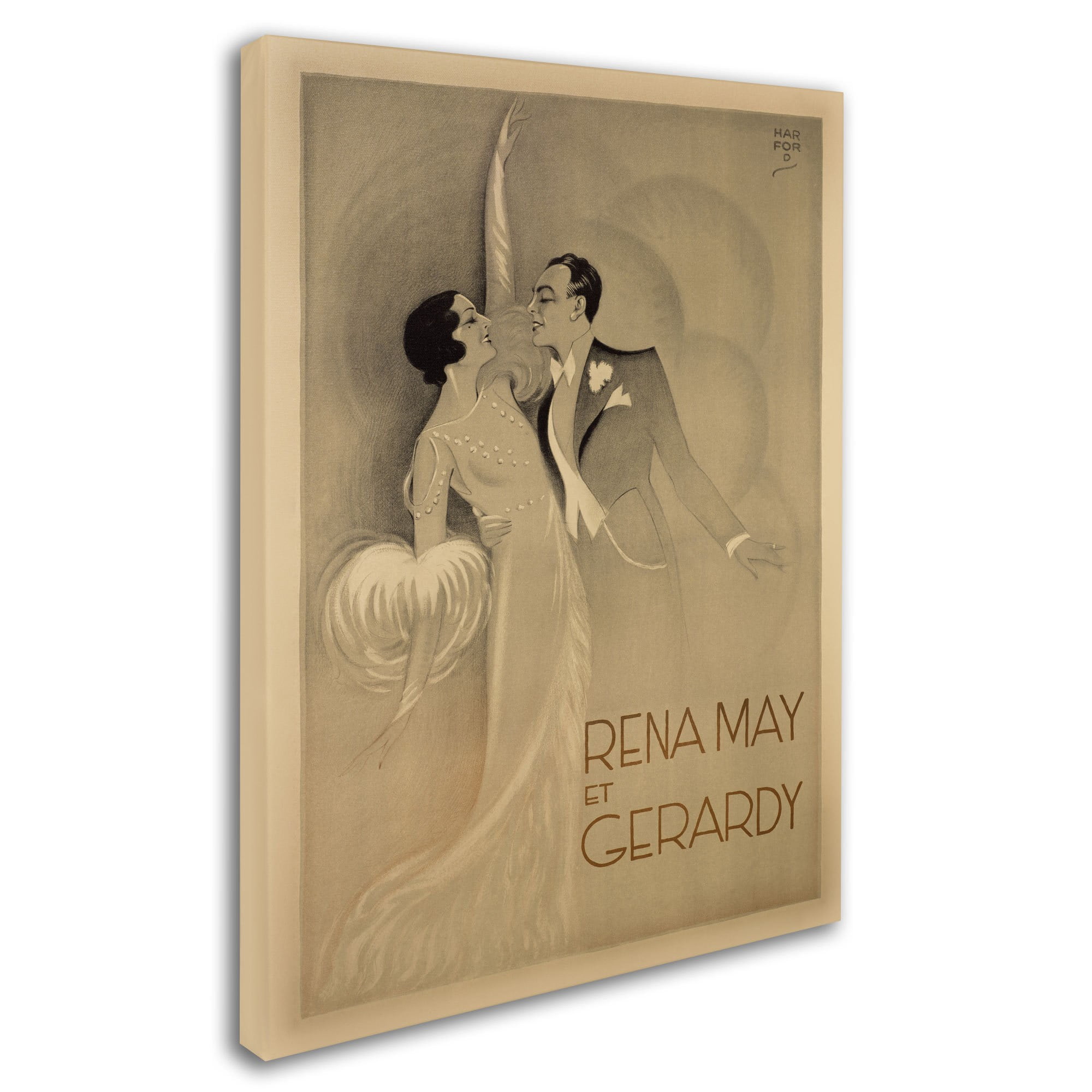 Trademark Fine Art "Rena May Et Gerardy" Canvas Art