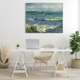 thumbnail image 3 of Stupell Industries Classical Seascape with Boat Nautical & Beach Painting Wrapped Canvas Art Print Wall Art, 48 x 36, 3 of 8