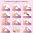 thumbnail image 3 of Electric Nail Cutter, 11 In 1 Professional Electric Nail File with 1 Manicure Set for Acrylic Gels Callus Removal Electric Manicure Set Pedicure Set for Home and Nail Salon, 3 of 6