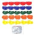 thumbnail image 1 of 25 soportes de escalada en roca para niños, soportes de pared para escalada en roca, juguetes para niños, soportes coloridos para escalar árboles, Sin cuerda, 1 of 8