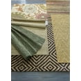 thumbnail image 3 of Mark&Day Jute Rugs, 2x8 Carthage Global Beige/Green/Blue Runner Area Rug, Brown Green Carpet for Hallway, Kitchen, Bedroom or Living Room (2'6" x 8' Runner), 3 of 3