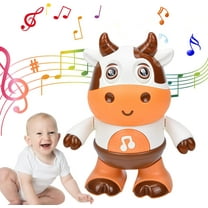 SAYLITA Baby Cow Toys 3 to 12 Months Swing & Musical Light Infant Toys, Baby Musical Toys 12-18 Months for Dancing Walking, Learning Cow Toy Boys Girls Birthday Christmas Gifts Toddler Age 1-3