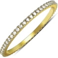 thumbnail image 2 of (Gold-6)2-Pack 14K Gold Plated Stacking Rings for Oura Gen 4/Oura Gen 3, Cubic Zirconia Simulated Diamond Oura Ring Stack for Women, 2 of 5