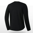 thumbnail image 4 of Mlzmgr Plus Size Athletic Shirts for Men Long Sleeve Mock Neck Qucik Drying Workout Shirts for Men L-5XL, 4 of 7