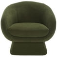 thumbnail image 4 of SAFAVIEH Couture Kiana Modern Pine Wood Solid Accent Chair, Olive Green, 4 of 13