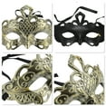 thumbnail image 3 of Unique Bargains 1 Pc Eagle King Party Mask Gold Tone Plastic, 3 of 5