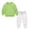 #02 Army Green, variant on Busydd Boys Sweatsuit 1-12 Years Long Sleeve Crewneck Sweatshirt and Sweatpants Fashion Solid Color Cotton Boys' 2 Piece Sets 1-2 Years