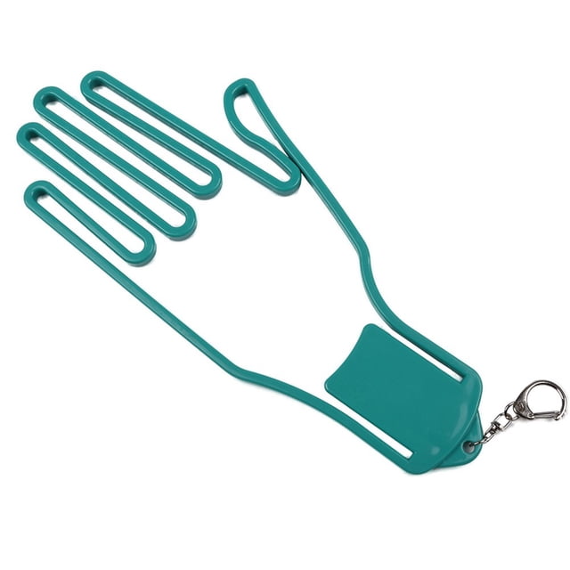 Yimiti For Golf Gloves Holder Sports Golfer Tool Gear Plastic Rack Dryer Hanger Stretcher,Green