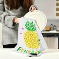 thumbnail image 3 of Cute Golden Hearts Pineapple Dish Towels Set of 1, Cartoon Washable Tea Towels Dishcloths Lint-Free 18x28 Inch Fast Drying for Home Kitchen Clean, 3 of 7