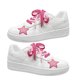 thumbnail image 1 of Niñas Pequeños Zapatos Blancos Estudiante Plano Casual Estrella Patrón Mujer Primavera Accesorios Rosa 38, 1 of 8