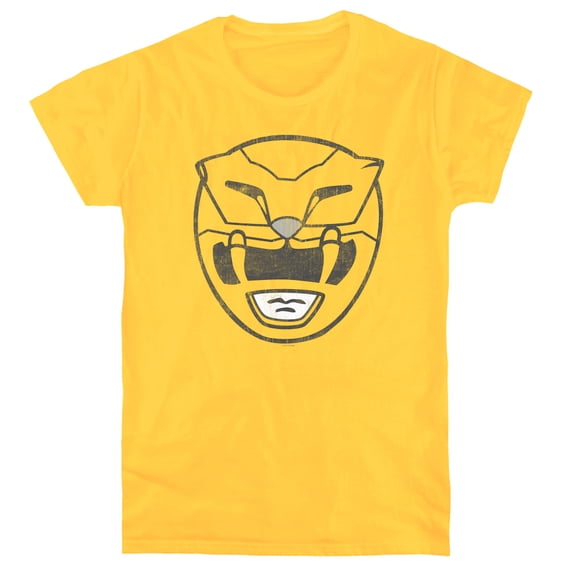 Power Rangers Yellow Ranger Mask Women's T-Shirt Yellow