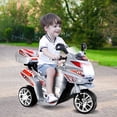 thumbnail image 2 of Costway Kids Ride On Motorcycle Powered Electric Toy Power Bicycle 3 Wheel 6V Battery, 2 of 10