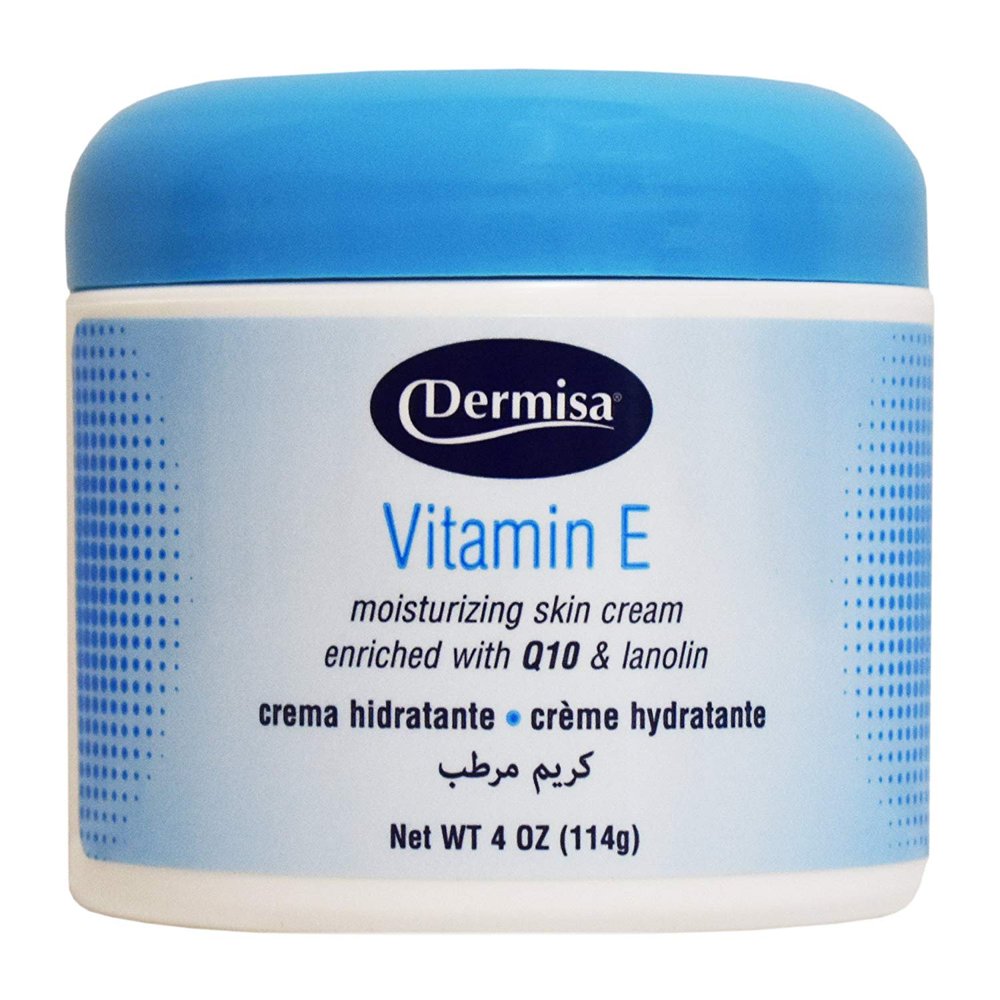 Dermisa Vitamin E Cream, W/Q10, 4 Ounce