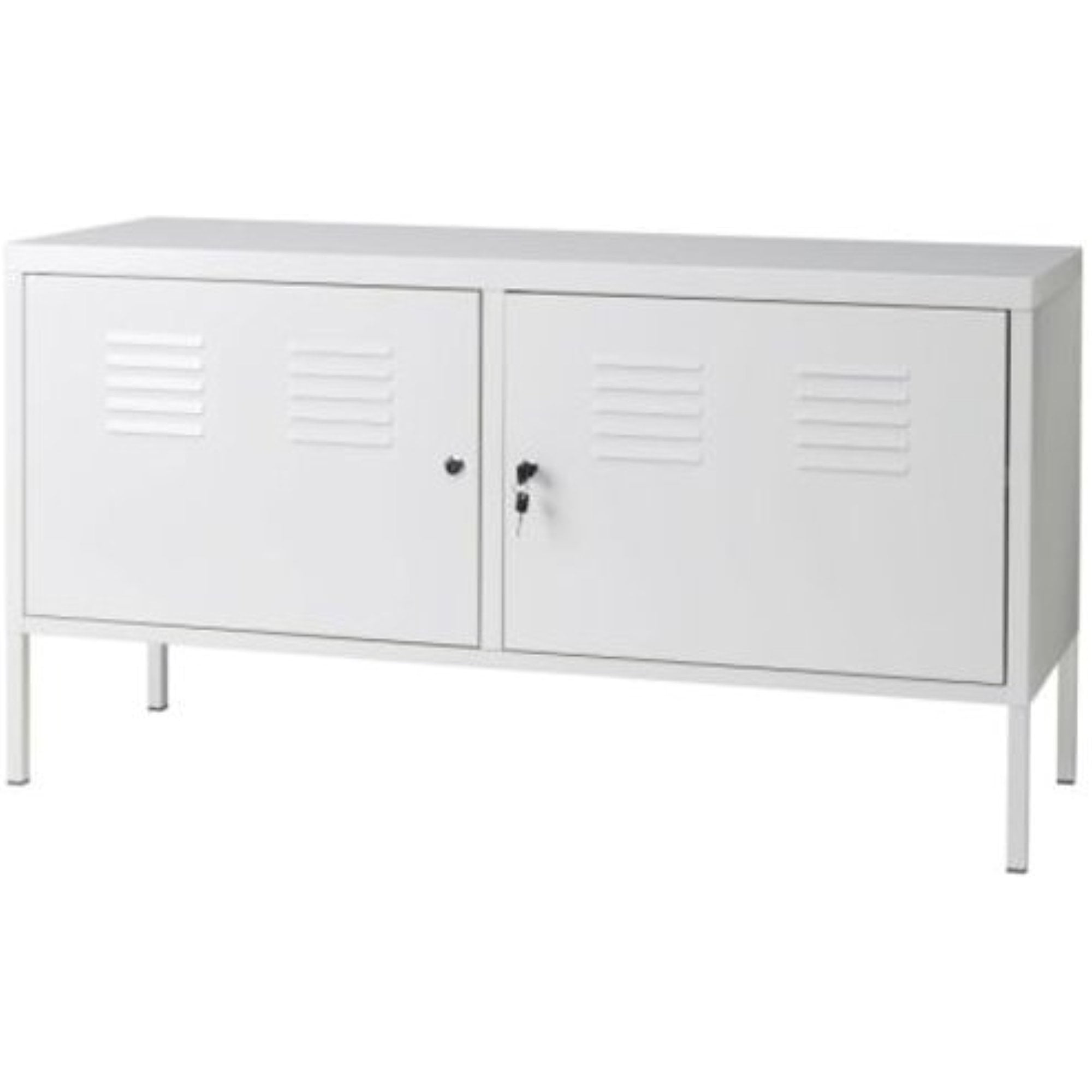 Ikea White Tv Stand Multiuse Lockable 6210.17514.124