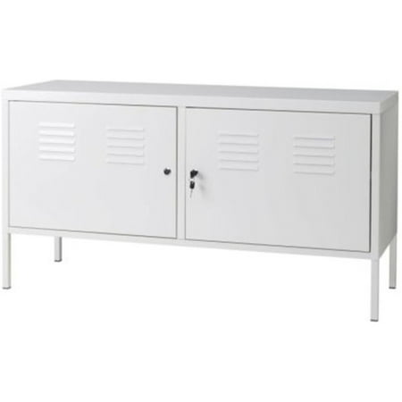 Ikea White Cabinet Tv Stand Multi-use Lockable