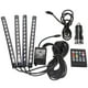 thumbnail image 1 of Kenally Luz de tira del coche LED, 4pcs 48 LED Luz interior del coche de la música multicolor Bombillas para automóviles Kenally VI002667-00, 1 of 6