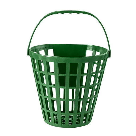 Golf Ball Basket Golfball Container Ball Bucket Holds 50 Balls with Ergonomic Handle for Driving Range Practice