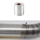 thumbnail image 5 of Cinta de aluminio plateada, papel de aluminio aislante térmico, tela de fibra resistente a altas temperaturas, adecuada para tubos de escape, campanas extractoras, cintas de aluminio, 5 of 6