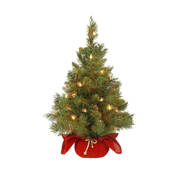 Small Mini Table top Christmas Tree with LED Lights,Tabletop Christmas Tree Decorations Indoor,Artificial Mini Christmas Tree with Lights,Tabletop Xmas Tree for Holiday Indoor DIY Christmas Decor